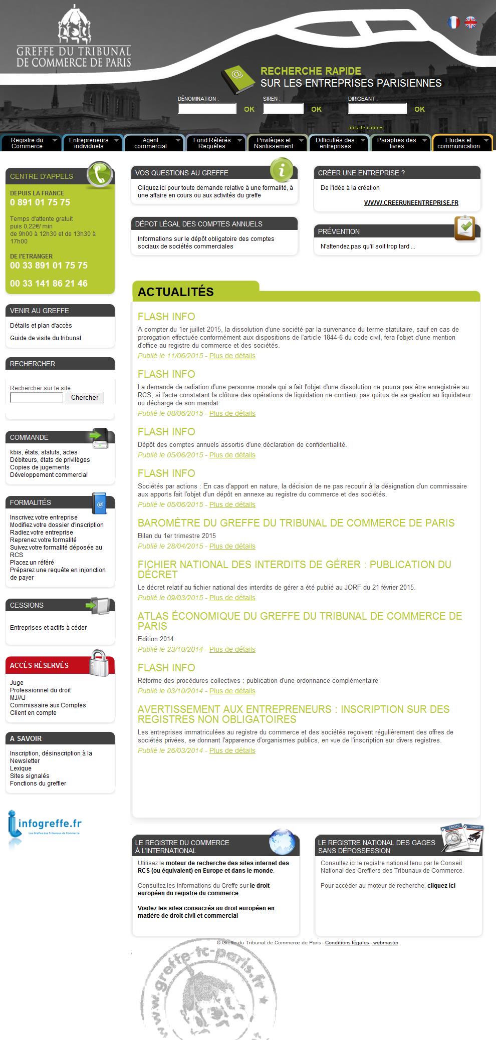 Www Infogreffe Fr Formalites Entreprise Depot Des Comptes Html